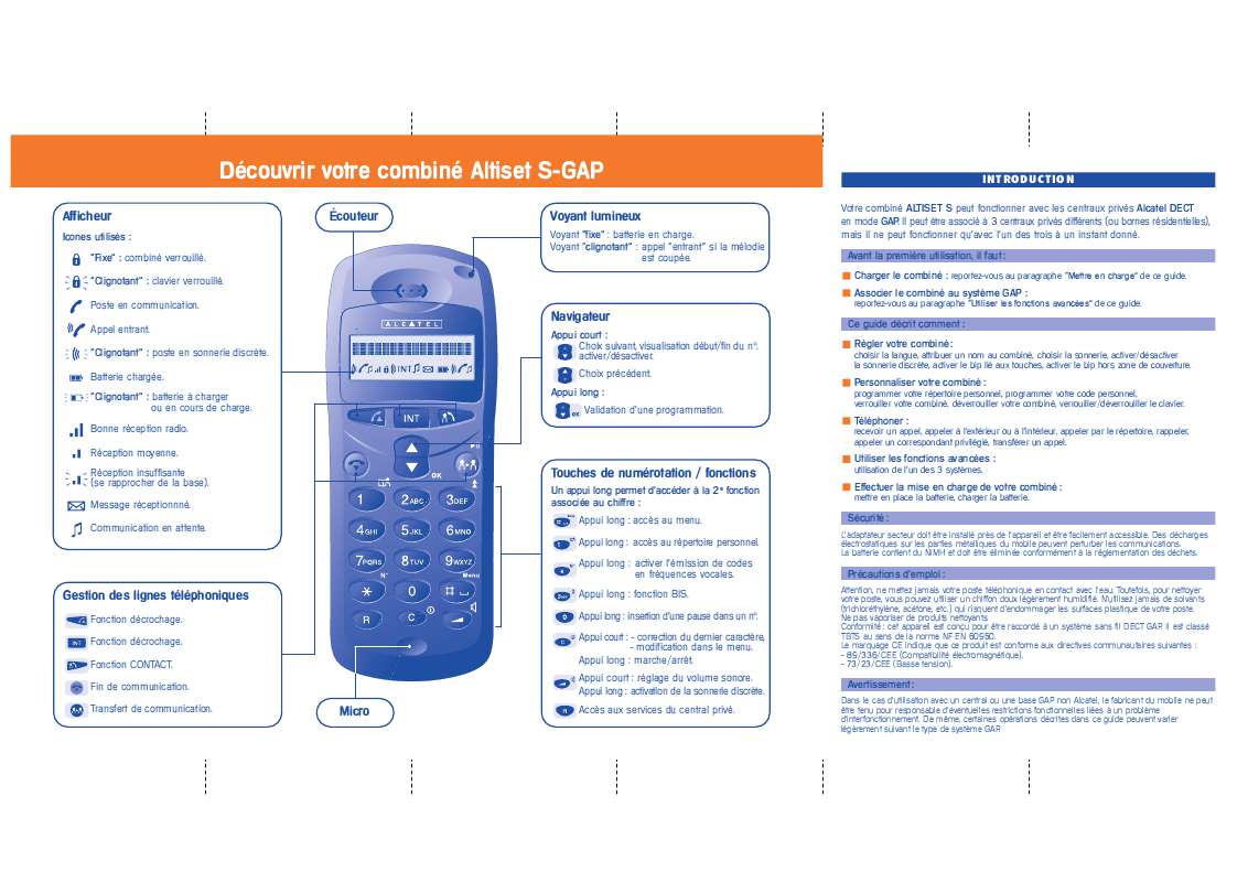 Notice ALCATEL-LUCENT ALTISET S-GAP - Trouver une solution à un